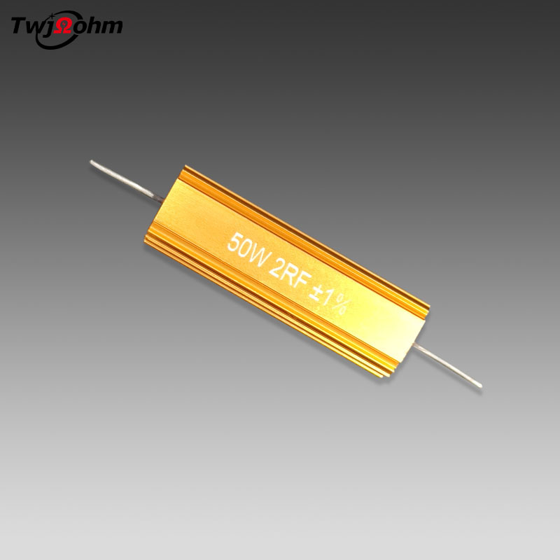 Aluminum shell audio frequency dividing resistor